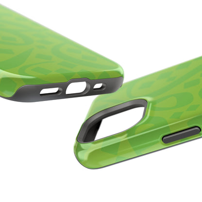 Green calligraphy Design - Iphone Magnetic Tough Case