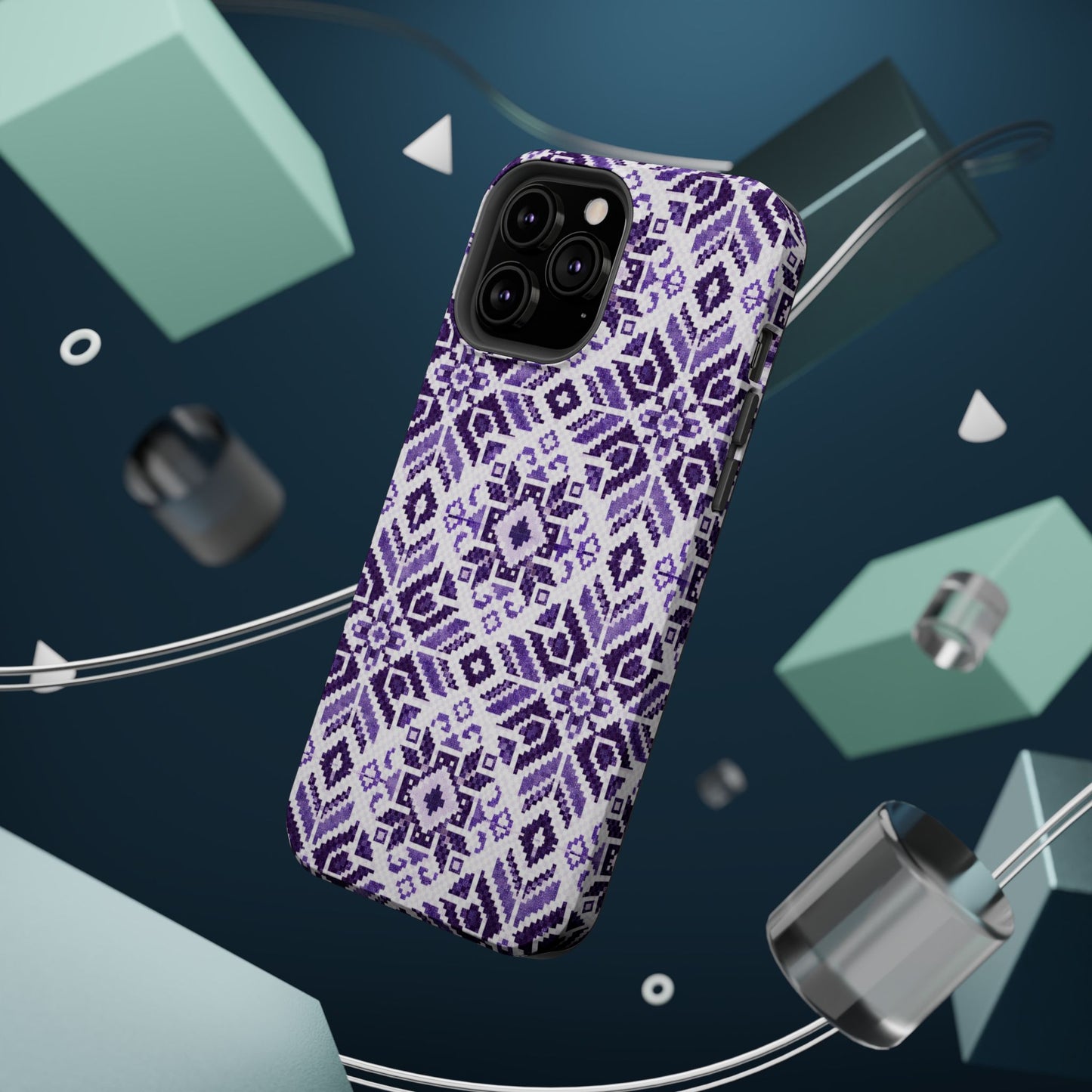 Purple Tatriz  Design - Iphone Magnetic Tough Case