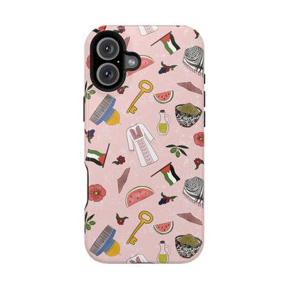 Palestinians Symbols Design - Iphone Magnetic Tough Case