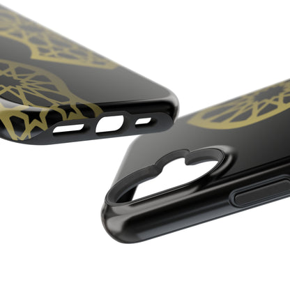 Grey and Gold Sandala Design Iphone Magnetic Tough Cases