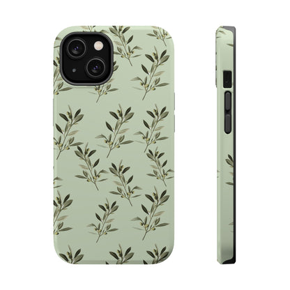 Olive 🫒 branches  - Iphone Magnetic Tough Case