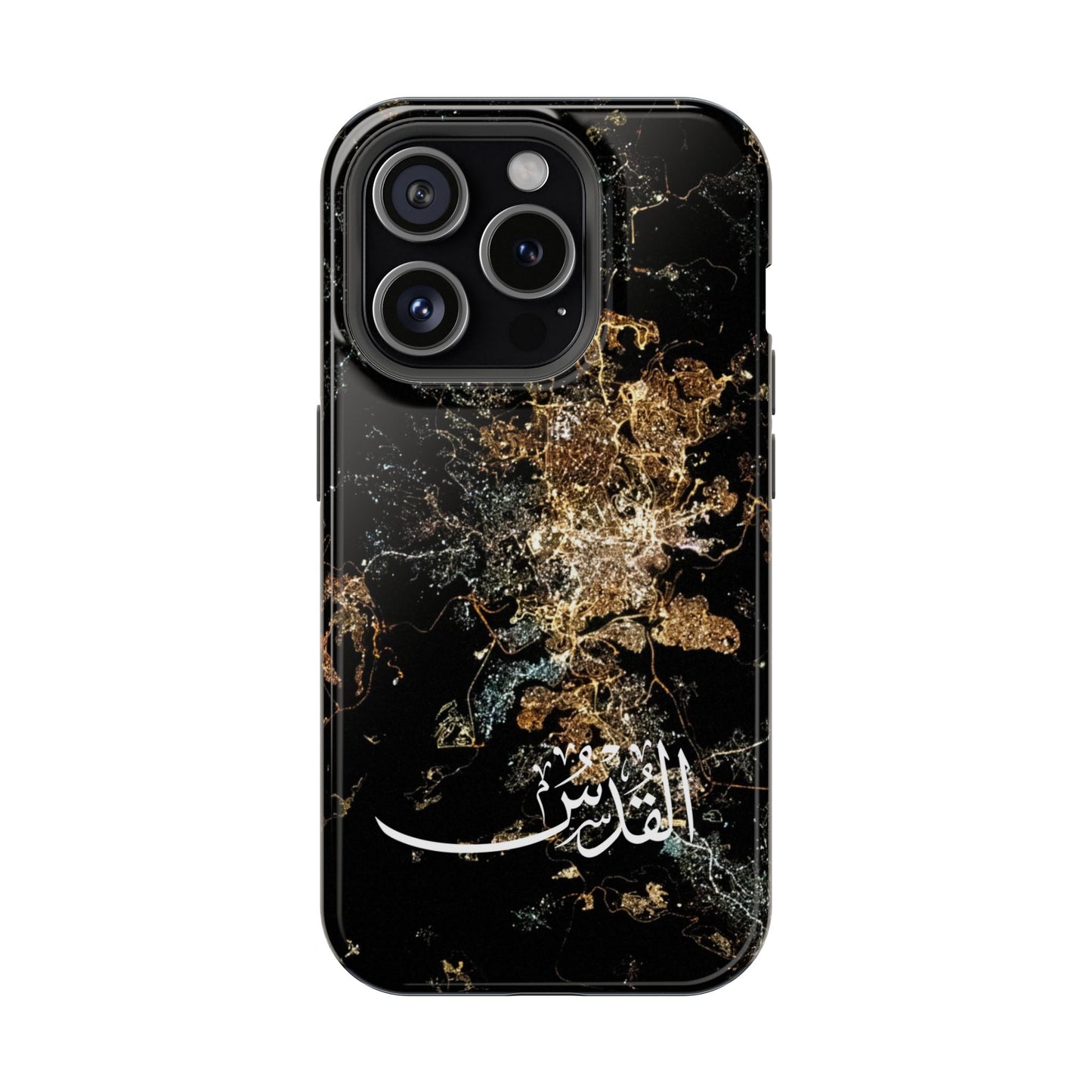 Jerusalem from Space - City of Barakah - Iphone Magnetic Tough Cases