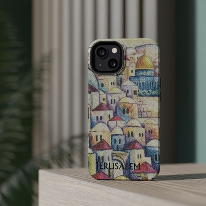 Jerusalem city  Iphone Magnetic Tough Cases