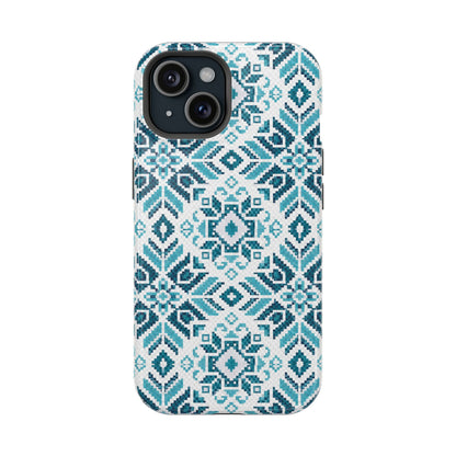 Teal Tatriz  Design - Iphone Magnetic Tough Case