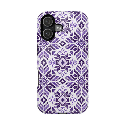 Purple Tatriz  Design - Iphone Magnetic Tough Case