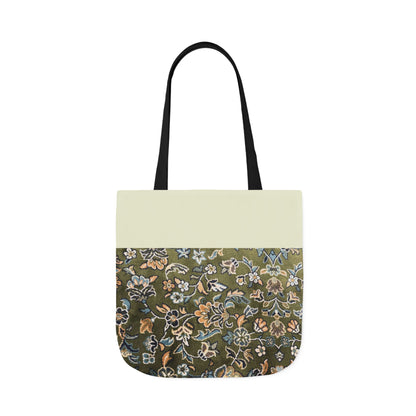 Rawdah Canvas Tote Bag, 3-Color Straps