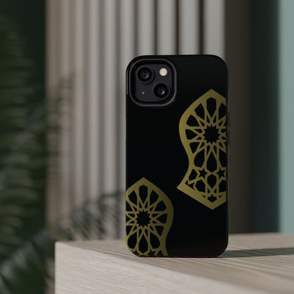 Grey and Gold Sandala Design Iphone Magnetic Tough Cases