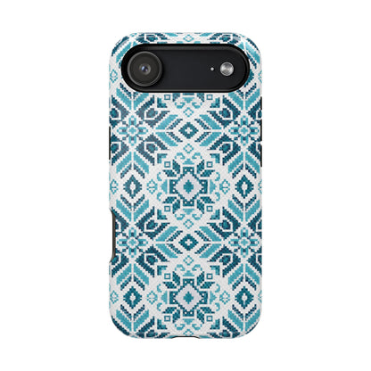 Teal Tatriz  Design - Iphone Magnetic Tough Case