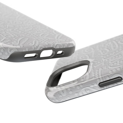 White Arabic calligraphy letters - Iphone Magnetic Tough Case