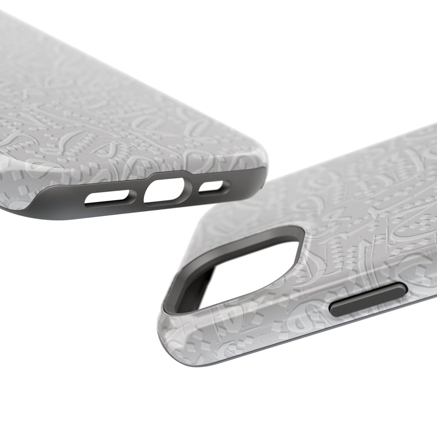White Arabic calligraphy letters - Iphone Magnetic Tough Case