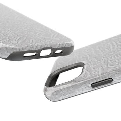 White Arabic calligraphy letters - Iphone Magnetic Tough Case