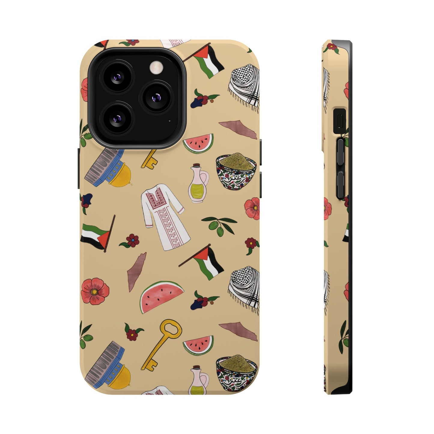 Palestinians Symbols Design - Iphone Magnetic Tough Case