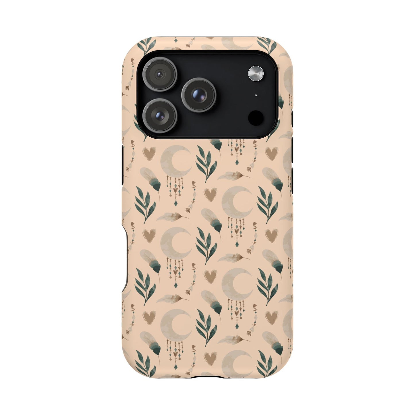 Crescent 🌙  and Hearts Design Iphone Magnetic Tough Cases