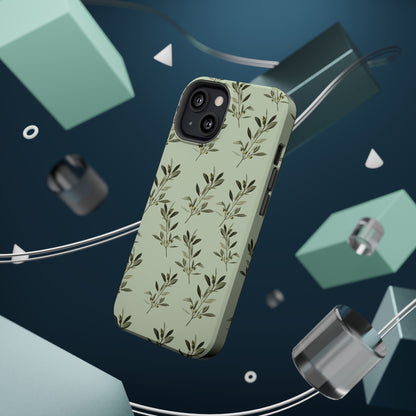 Olive 🫒 branches  - Iphone Magnetic Tough Case