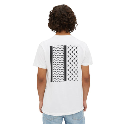 Hattah Black and White Stylish Graphic Pocket T-Shirt | Unisex| More Colors