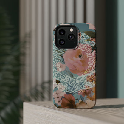 Arabic Floral Design  - Iphone Magnetic Tough Cases