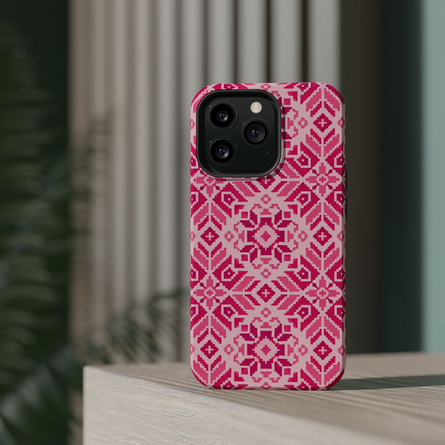 Pink Tatriz  Design - Iphone Magnetic Tough Case
