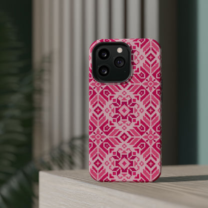 Pink Tatriz  Design - Iphone Magnetic Tough Case