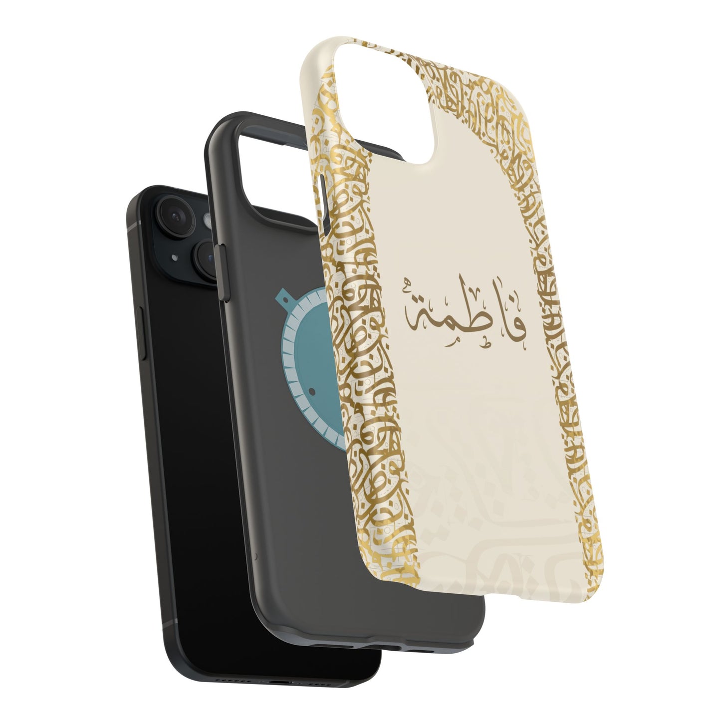 Personalized Arabic Calligraphy - IPhone Magnetic Impact-Resistant Cases - Golden Arabic Letters  Design