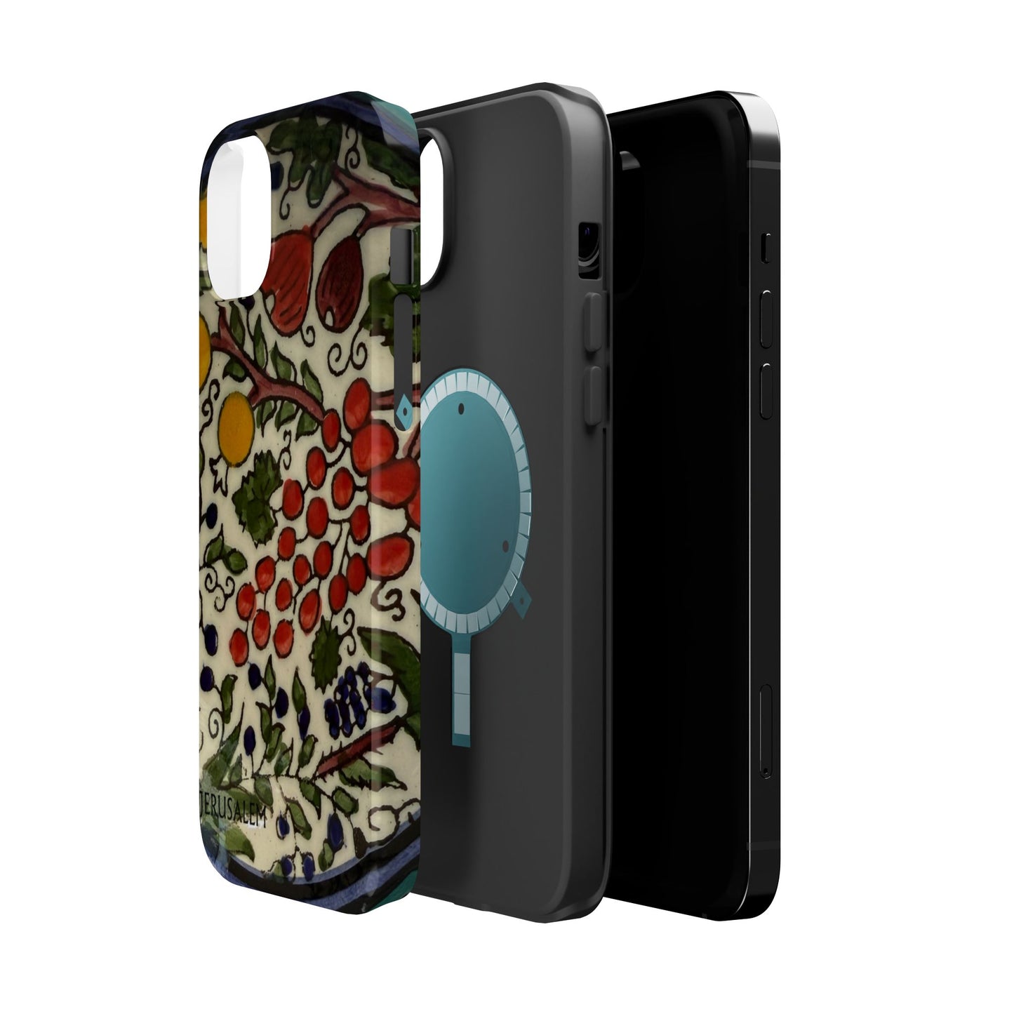 Jerusalem City Fruits Design Iphone Magnetic Tough Case