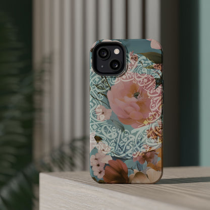 Arabic Floral Design  - Iphone Magnetic Tough Cases
