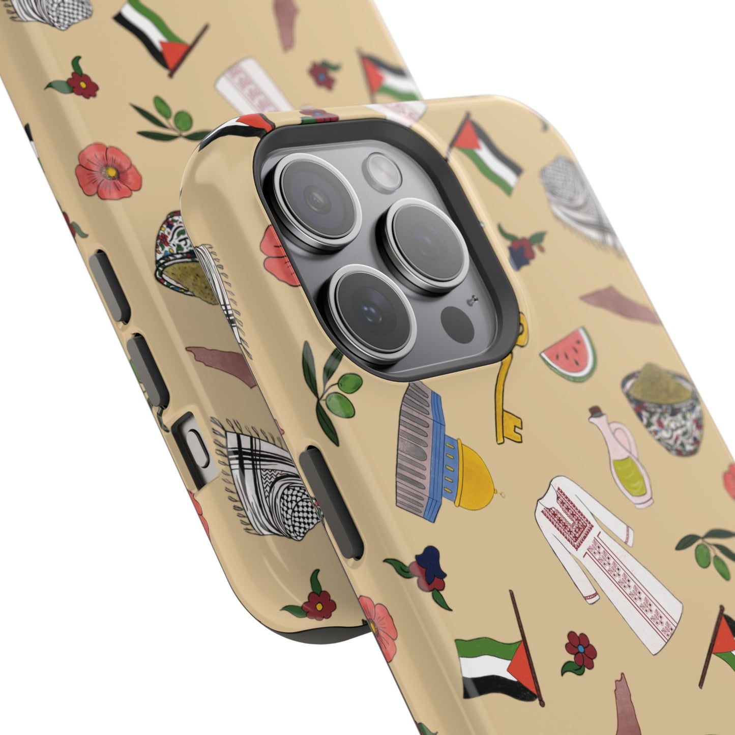 Palestinians Symbols Design - Iphone Magnetic Tough Case