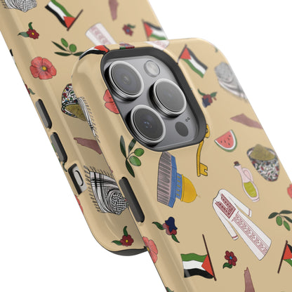 Palestinians Symbols Design - Iphone Magnetic Tough Case