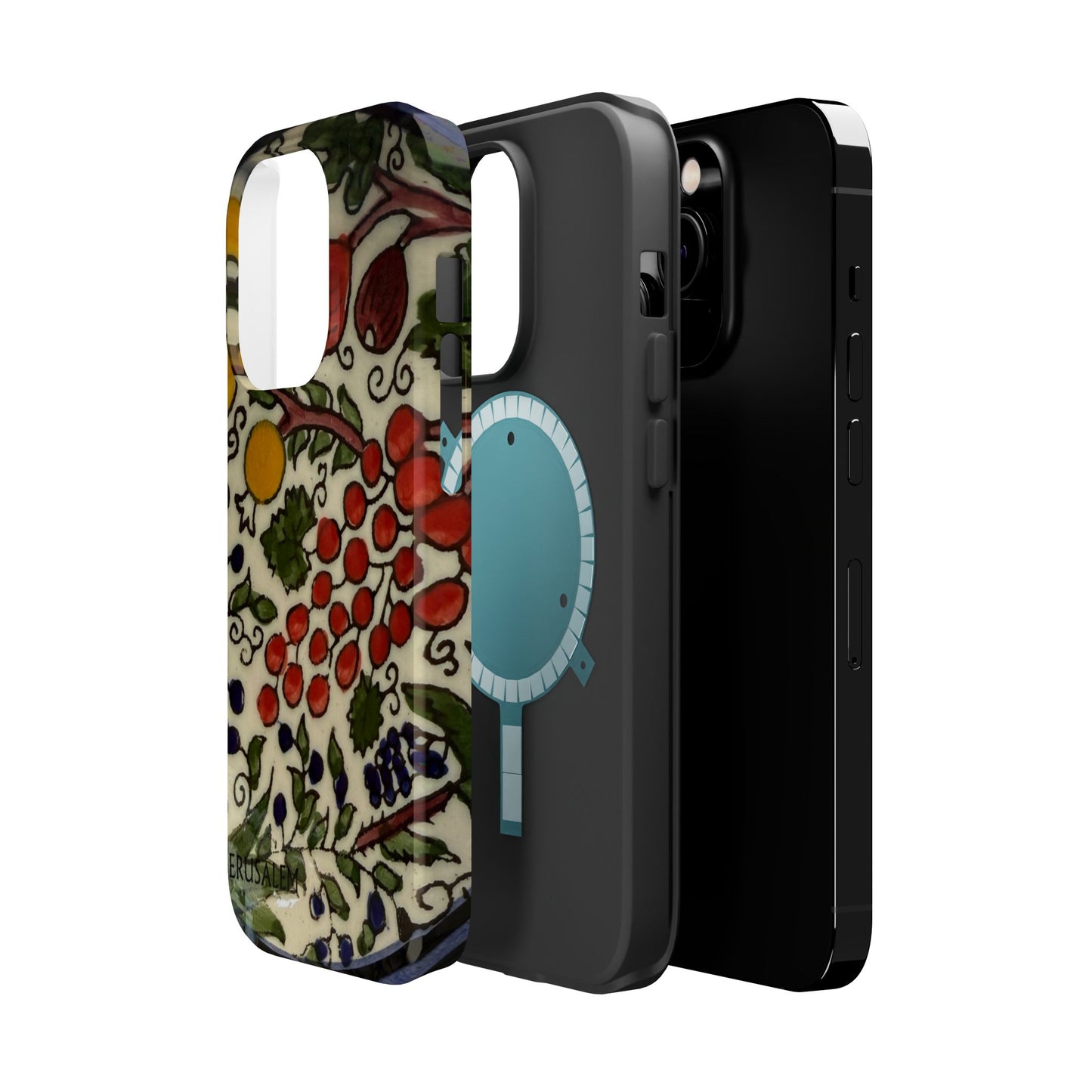 Jerusalem City Fruits Design Iphone Magnetic Tough Case