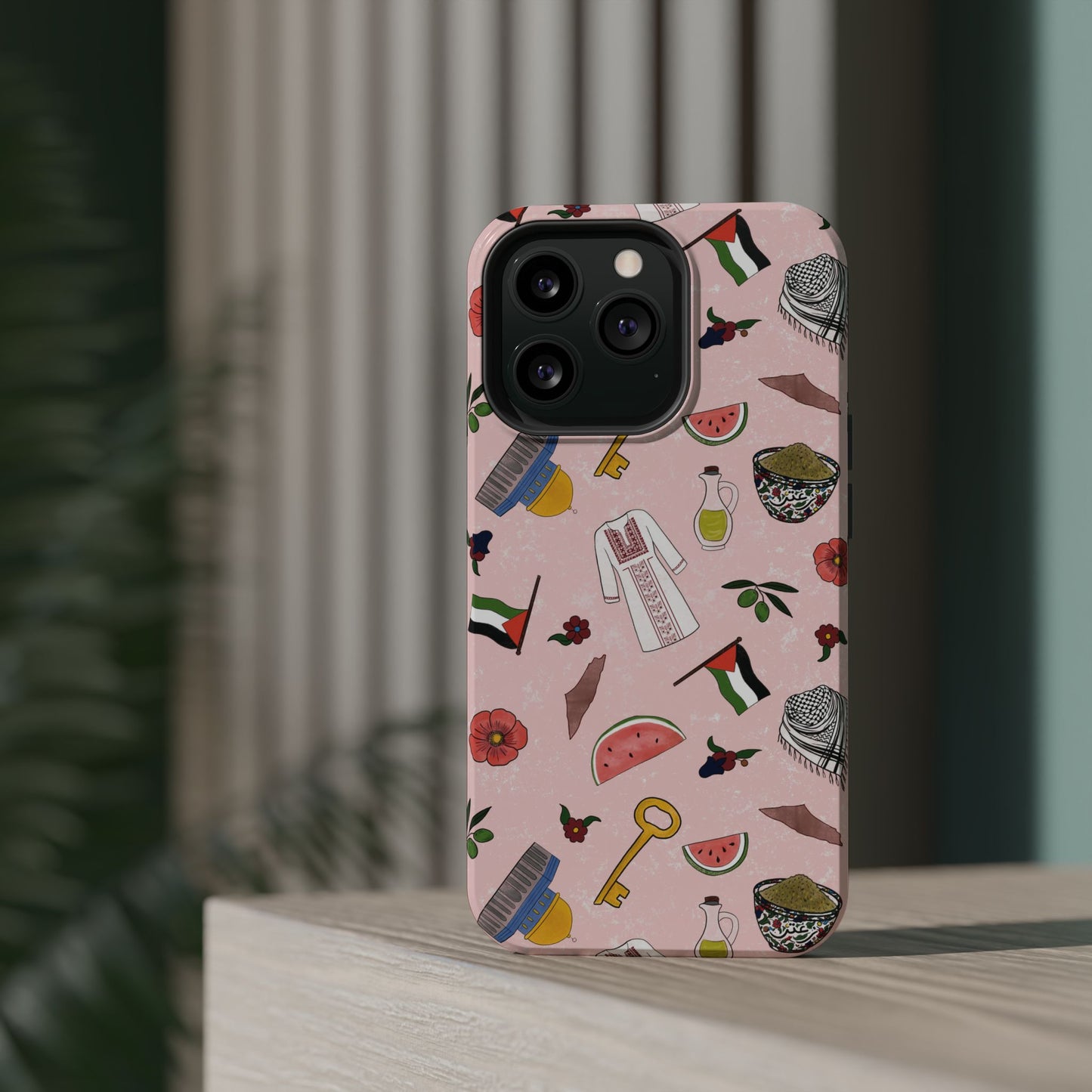 Palestinians Symbols Design - Iphone Magnetic Tough Case