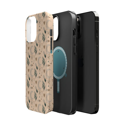 Crescent 🌙  and Hearts Design Iphone Magnetic Tough Cases