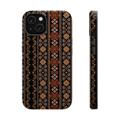 Floral Tatriz geometric Design - Iphone Magnetic Tough Case