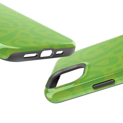 Green calligraphy Design - Iphone Magnetic Tough Case