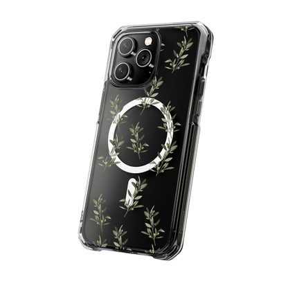 Olive Branch  MagSafe Clear Phone Case