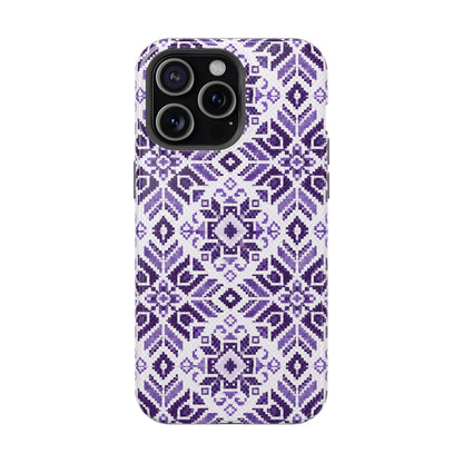Purple Tatriz  Design - Iphone Magnetic Tough Case