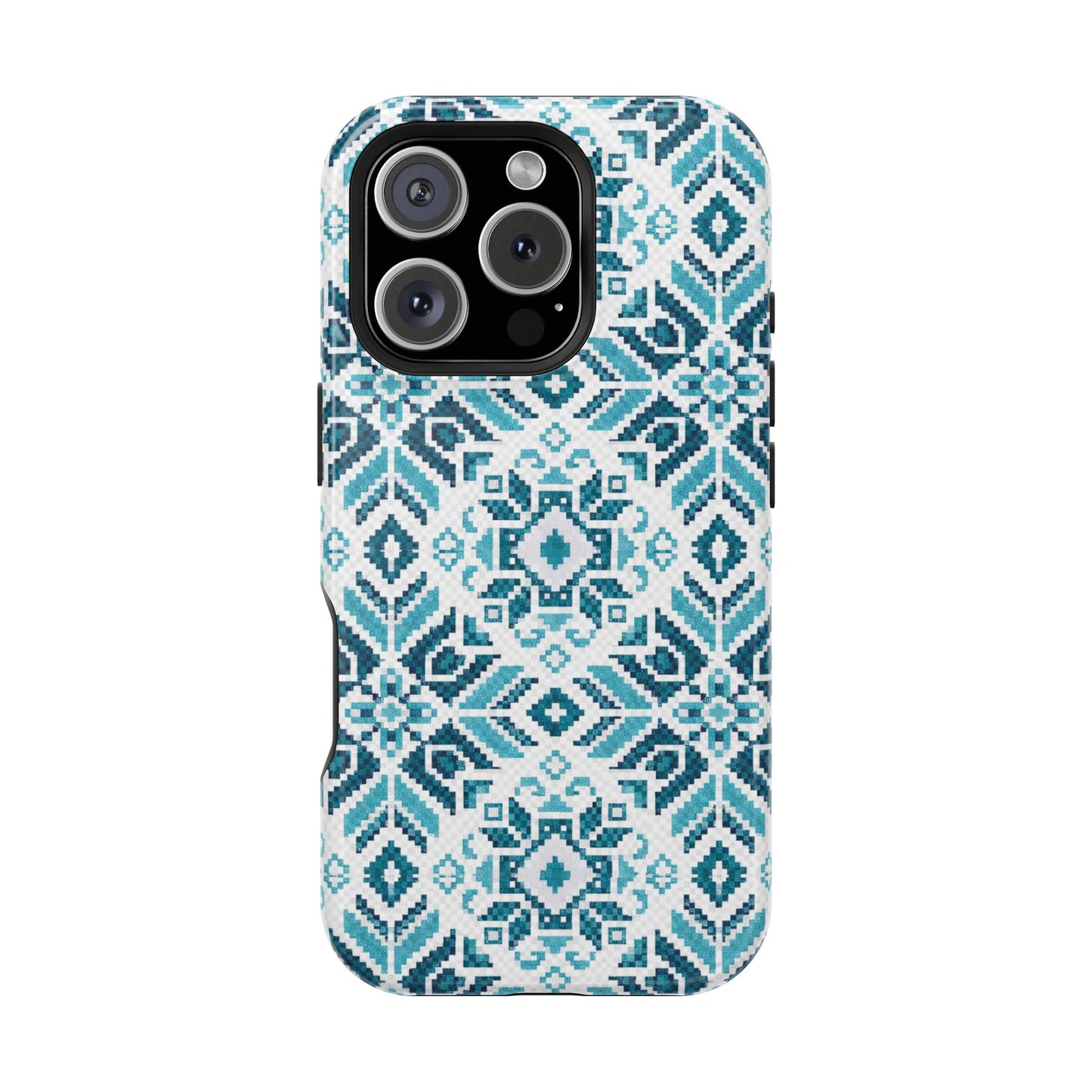 Teal Tatriz  Design - Iphone Magnetic Tough Case