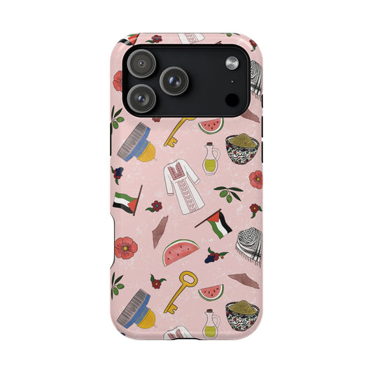 Palestinians Symbols Design - Iphone Magnetic Tough Case