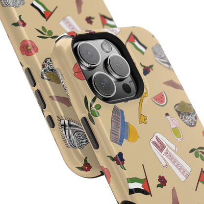 Palestinians Symbols Design - Iphone Magnetic Tough Case