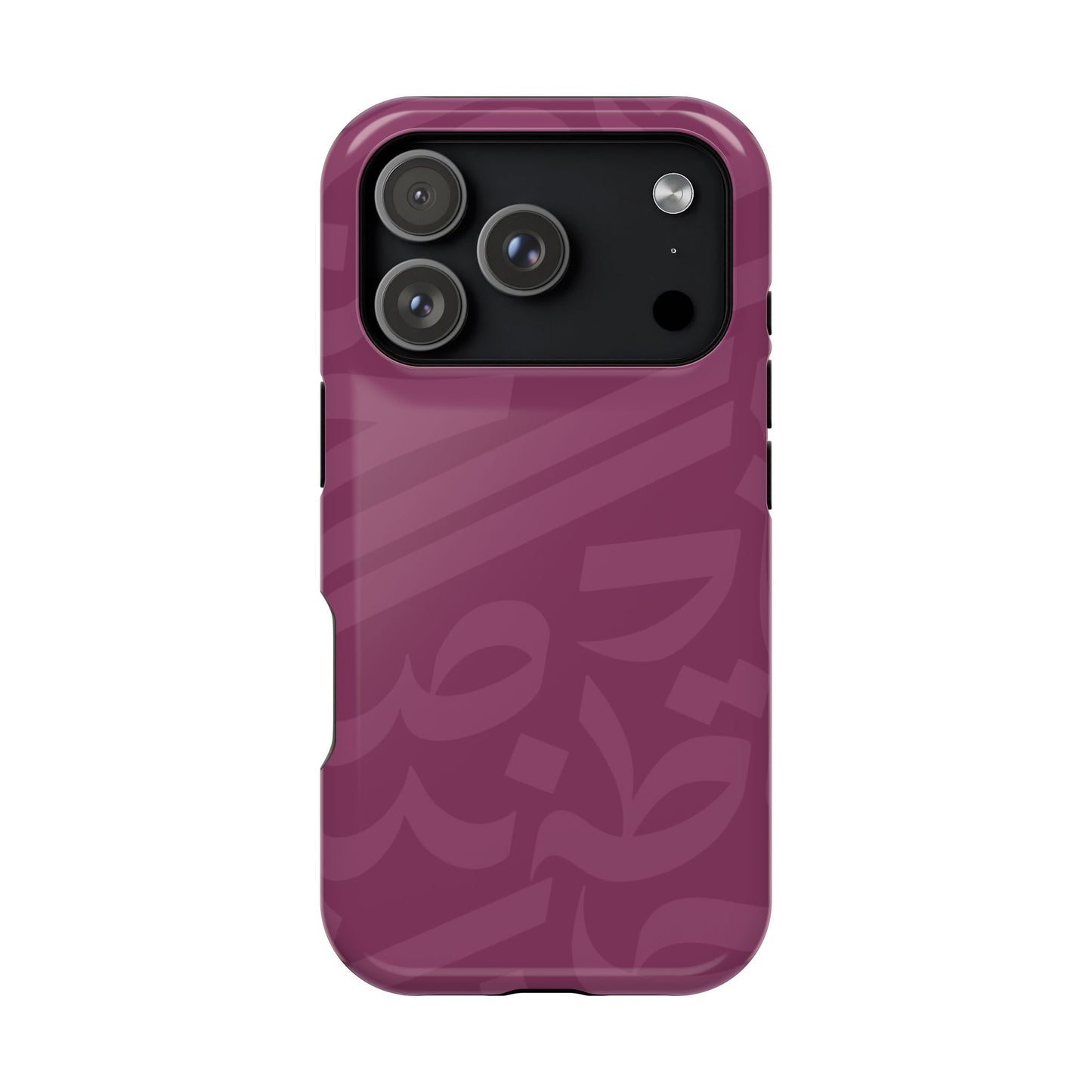 Pink calligraphy Design - Iphone Magnetic Tough Case