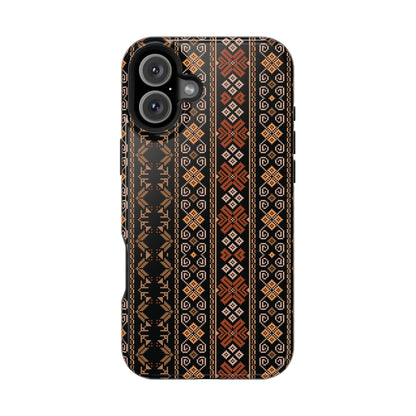 Floral Tatriz geometric Design - Iphone Magnetic Tough Case