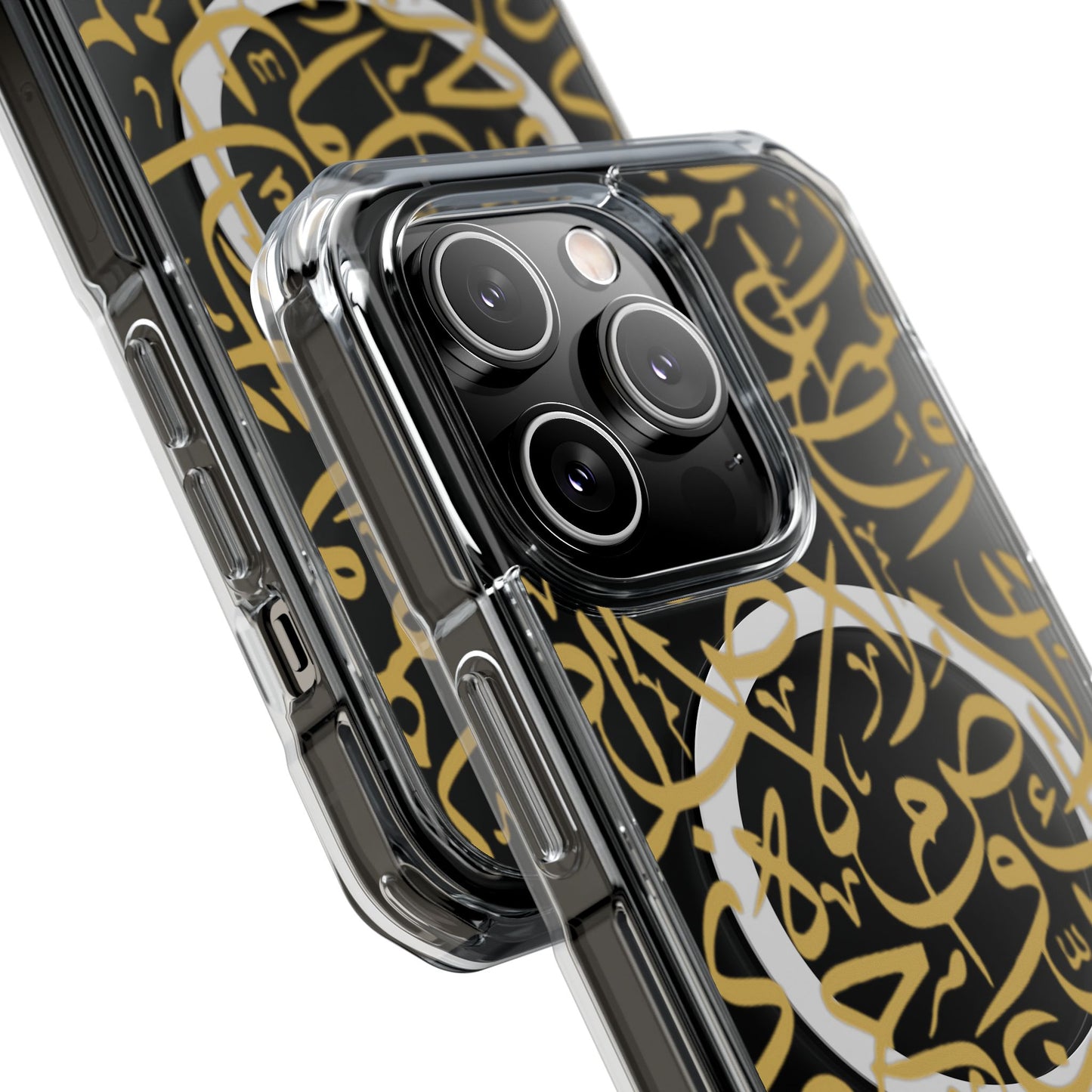 Golden Arabic calligraphy Letters  MagSafe Clear Phone Case