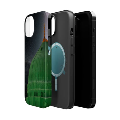 Green Dome  Design Iphone Magnetic Tough Cases