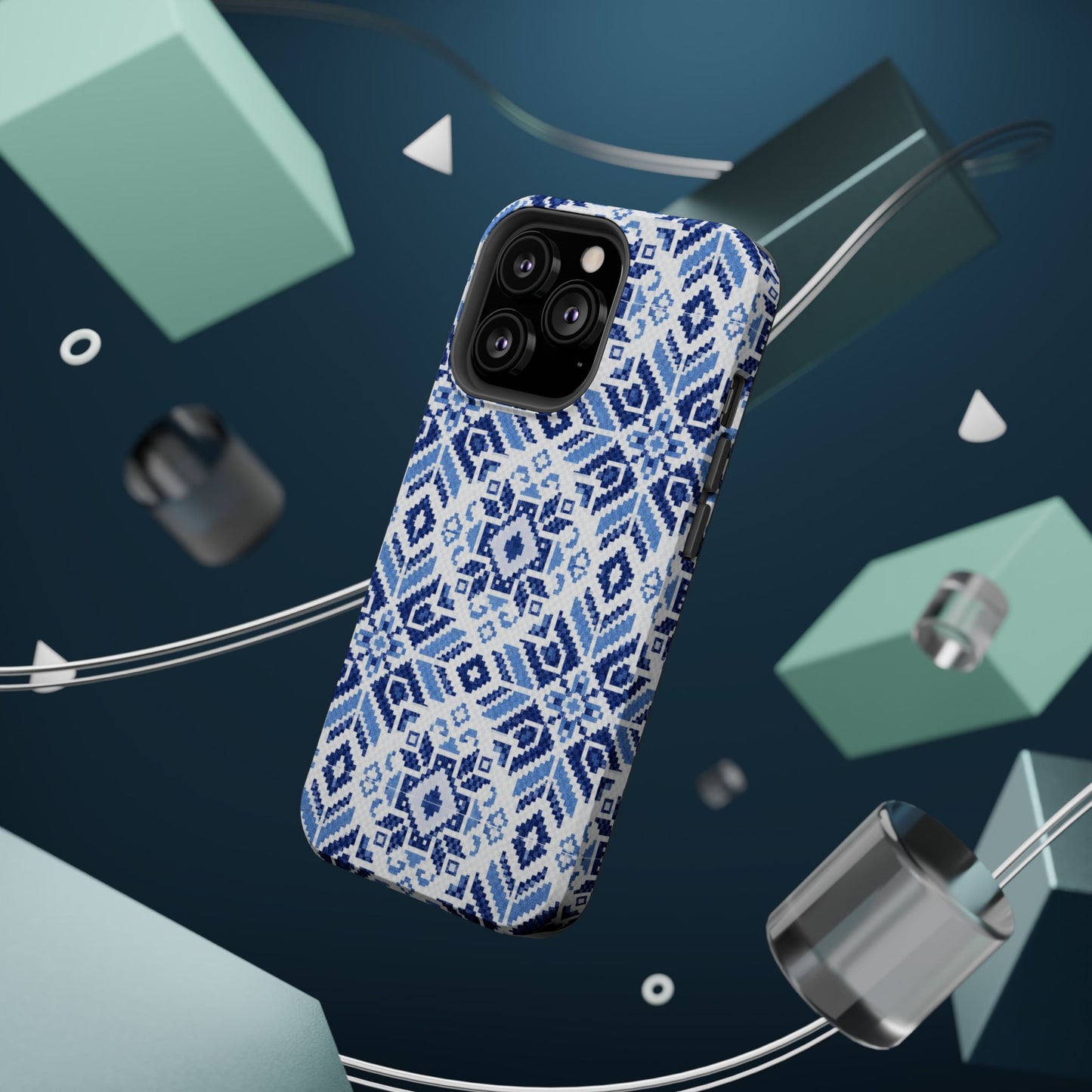 Blue Tatriz  Design - Iphone Magnetic Tough Case