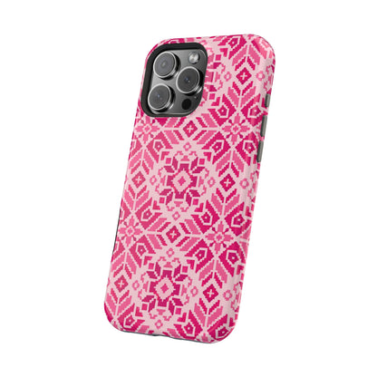 Pink Tatriz  Design - Iphone Magnetic Tough Case