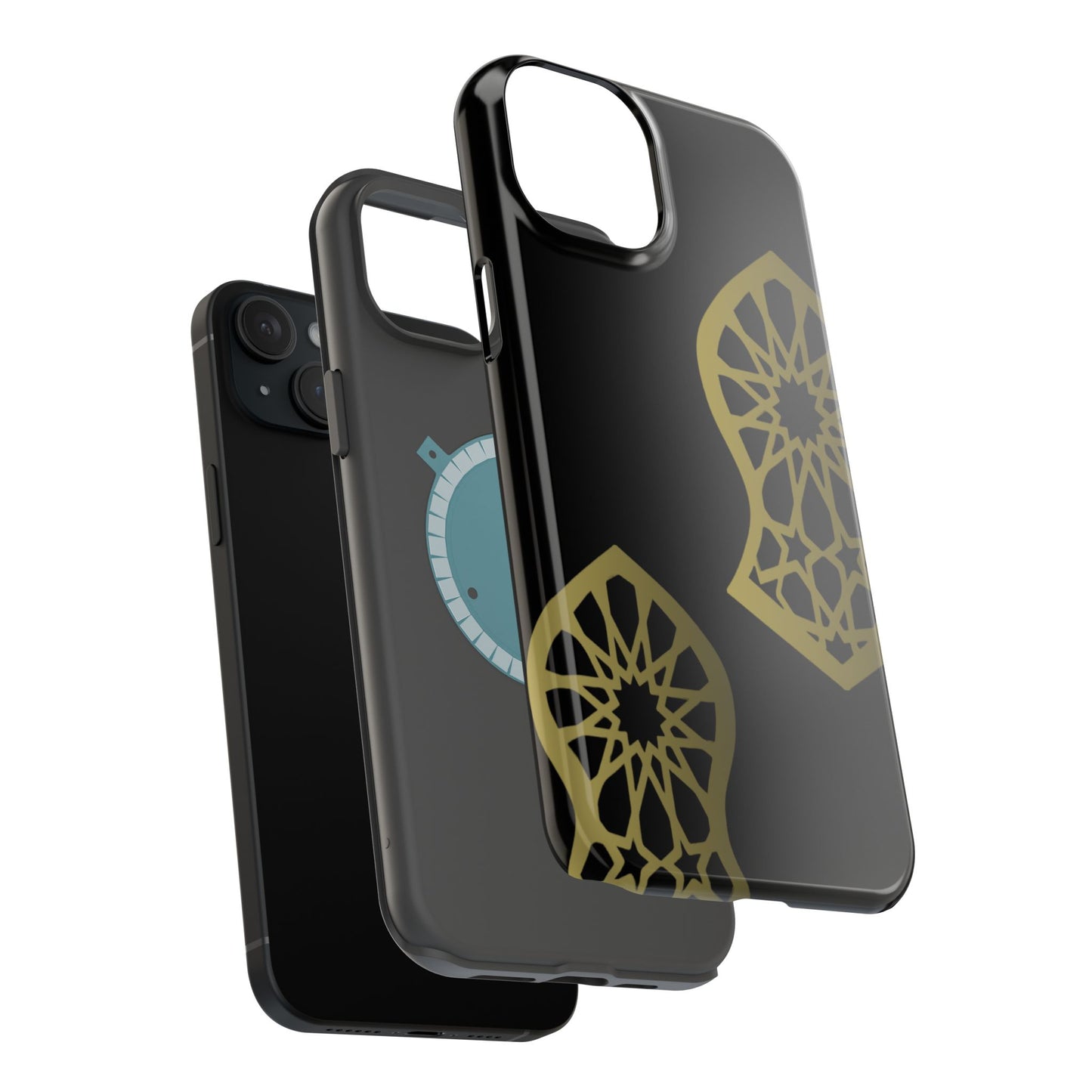 Grey and Gold Sandala Design Iphone Magnetic Tough Cases