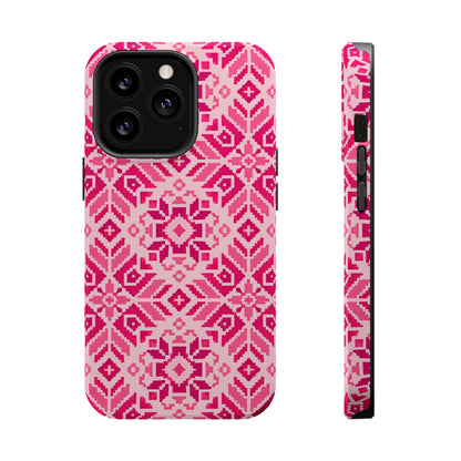 Pink Tatriz  Design - Iphone Magnetic Tough Case