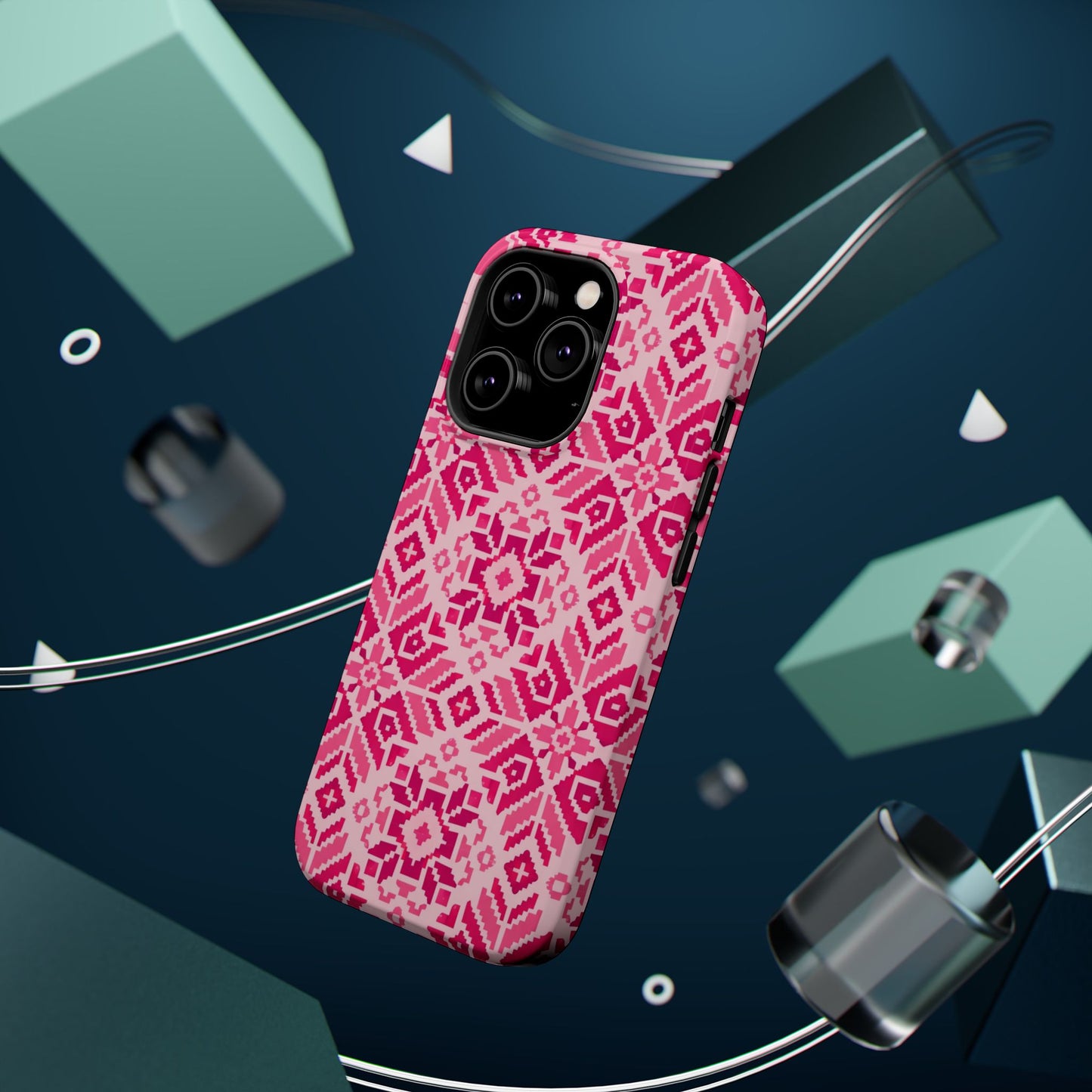 Pink Tatriz  Design - Iphone Magnetic Tough Case