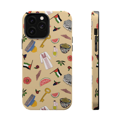 Palestinians Symbols Design - Iphone Magnetic Tough Case