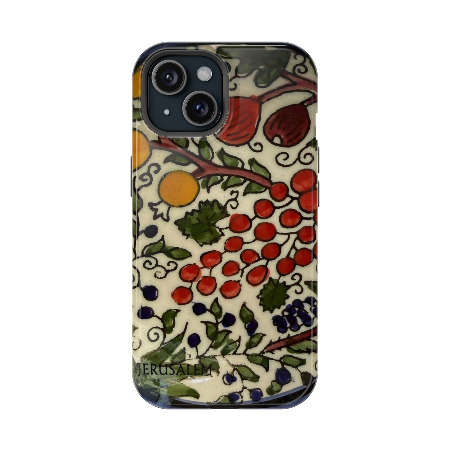Jerusalem City Fruits Design Iphone Magnetic Tough Case