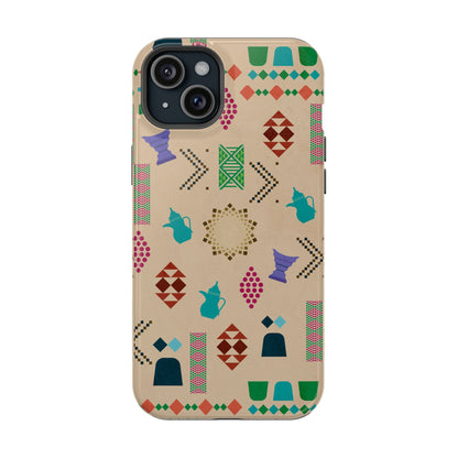 Arabian symbols  Design - Iphone Magnetic Tough Case