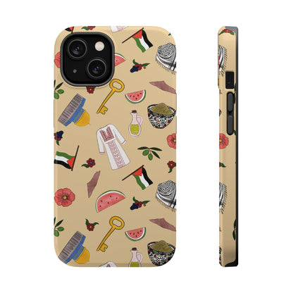 Palestinians Symbols Design - Iphone Magnetic Tough Case